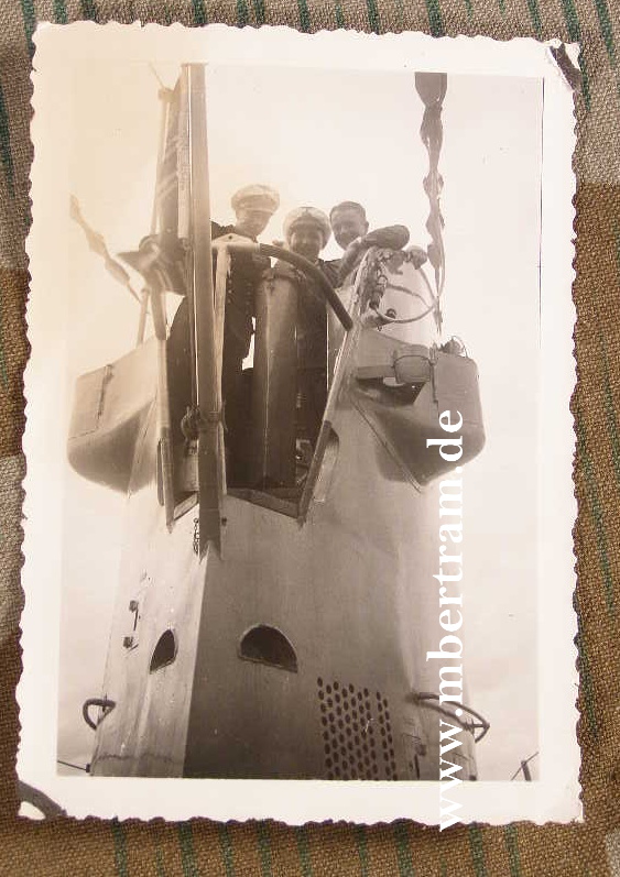 U-Boot Turm 1938, 6,5x9cm. Aus Album Besatzungsmitglied.