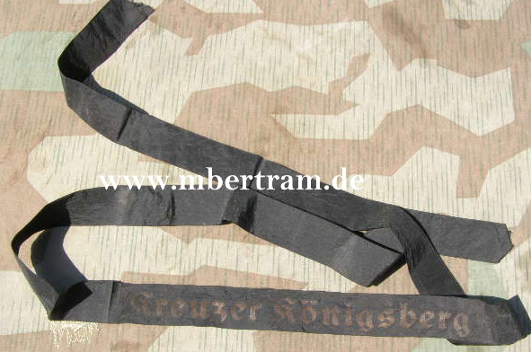 Mützenband Kriegsmarine "Kreuzer Königsberg "