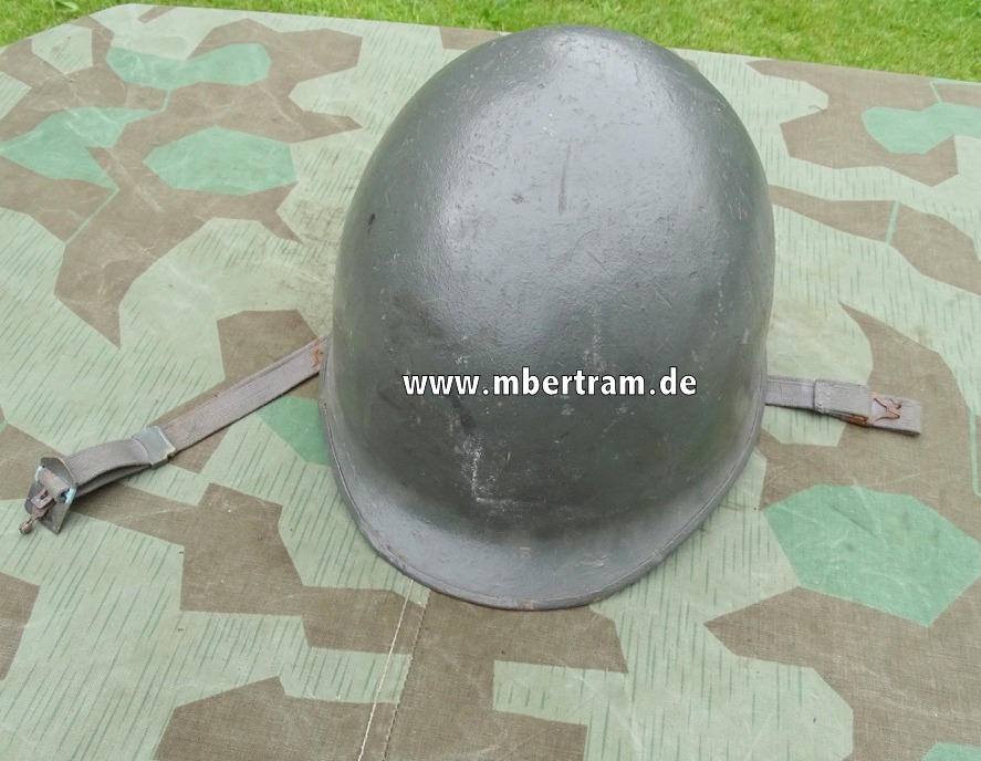 US Stahlhelm  2. Weltkrieg Modell 1944, Nachkriegs Innenhelm.