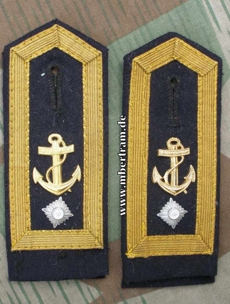 Kriegsmarine: Paar Schulterklappen, Oberbootsmann