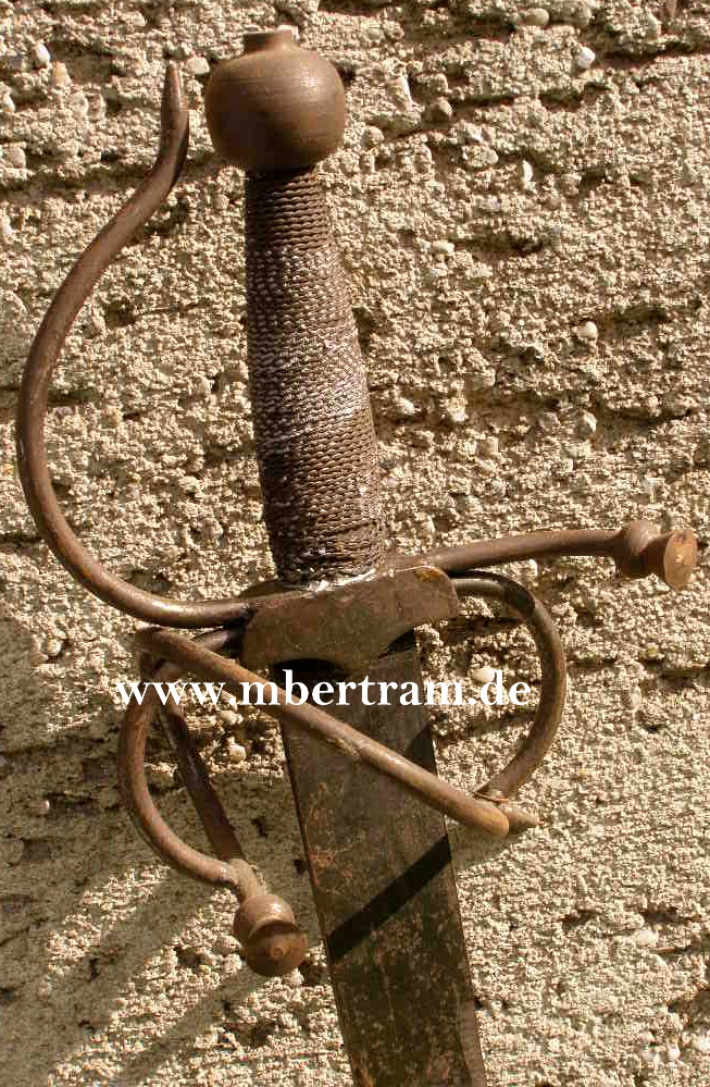 Replik eines historischen Schwertes. Bauweise um 1600
