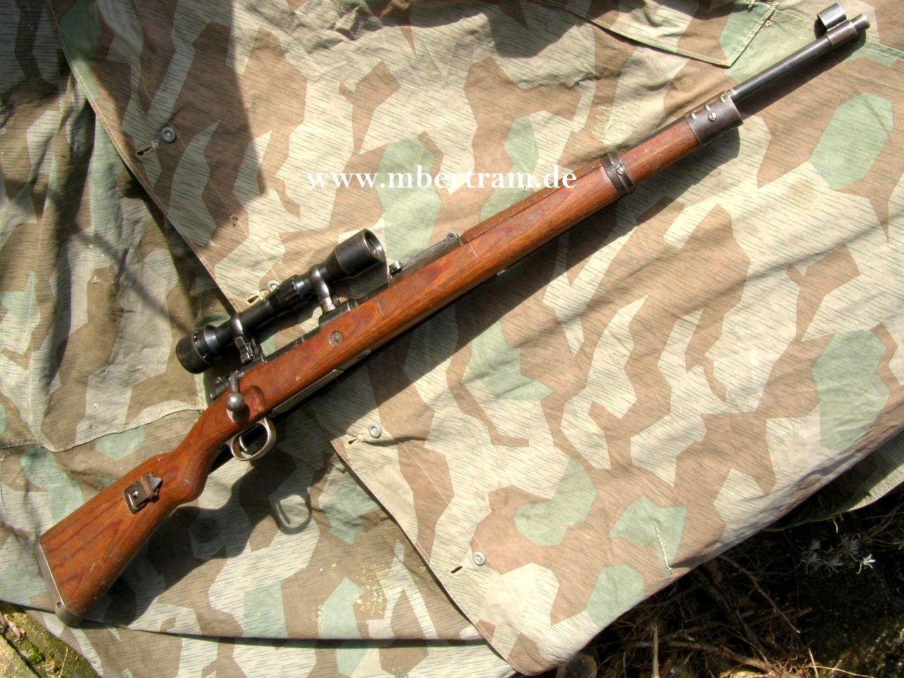 8106-1 SS Scharfschützenkarabiner, Schnäppermontage, dow-Glas