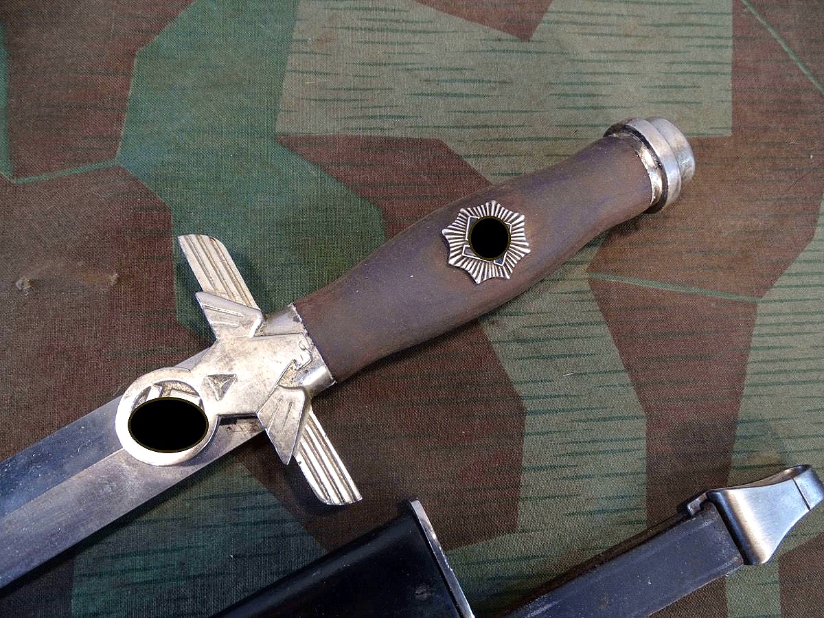 REICHSLUFTSCHUTZBUND DOLCH M36 FÜR UNTERFÜHRER MIT LEDERHÄNGER REICHSLUFTSCHUTZBUND DOLCH M36 FÜR UNTERFÜHRER MIT LEDERHÄNGER