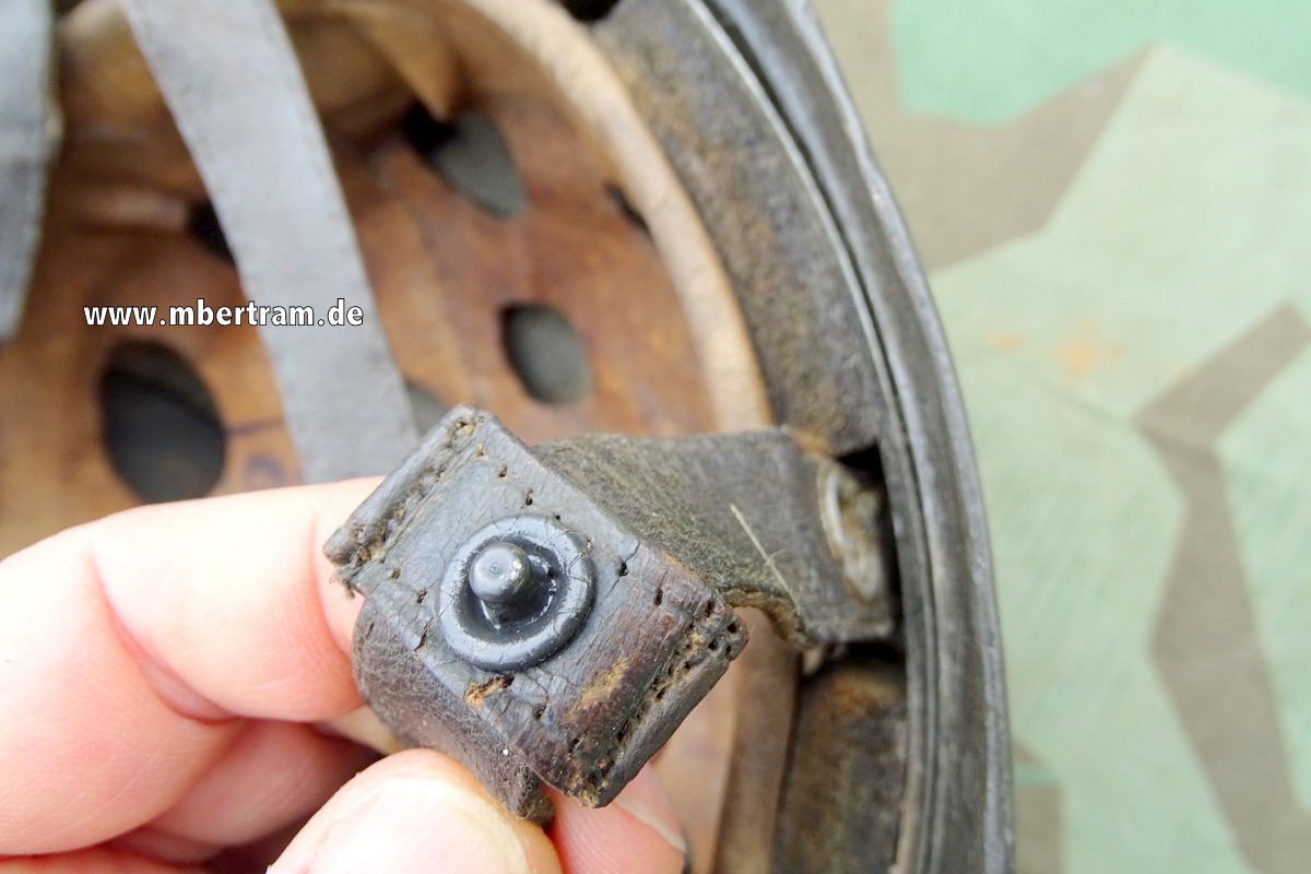 Luftwaffen Fallschirmjäger Helm  M 38, deutsch, 2. WK, Adlerwappen