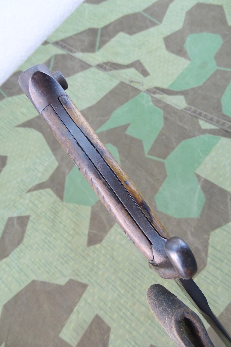 17977-13 1.Weltkrieg Bajonett Mod. 98/05, Koppelschuh " Schleutermann, Remscheid 1918