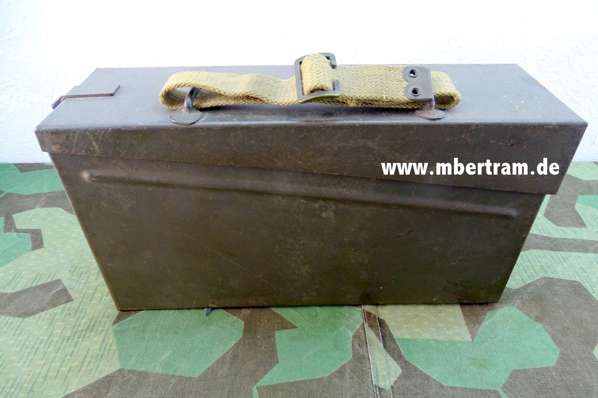 MG Patronenkasten 2. Weltkrieg, Z 1-2, Tschechisch, deutsche Beute