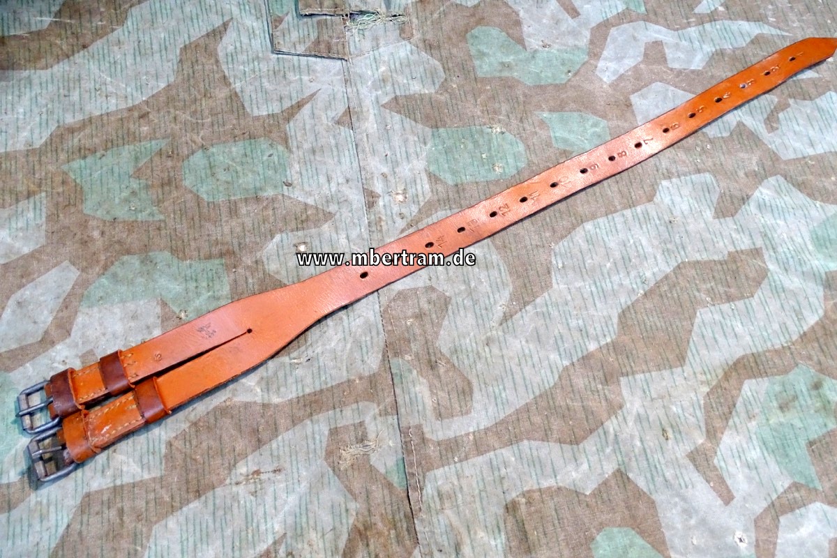 Sattel Geschirr Riemen SG 25 Wehrmacht Kavallerie Hst. Code : "dyo 42" , WaA