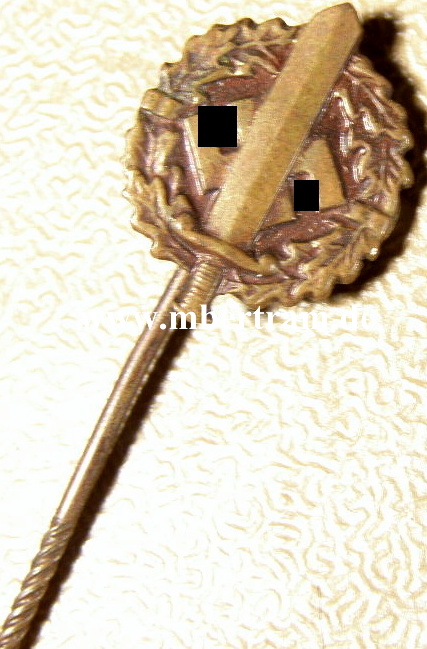 Miniatur: SA SPORTABZEICHEN BRONZE, ca. 13mm