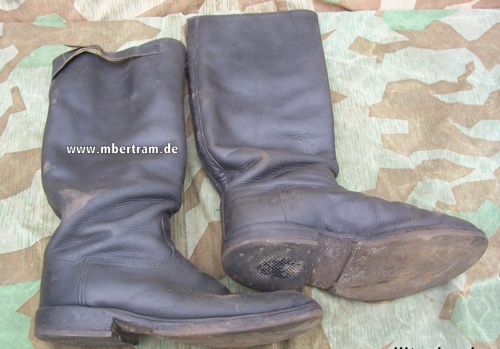 Wehrmacht Offiziersstiefel m. Gummisohle