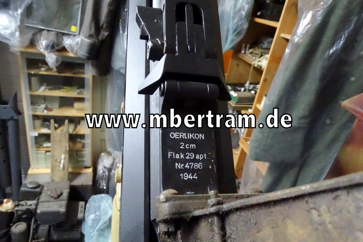 13775-3rf1z9WPd2as0l 20 mm Deko Flak 29 ,( Oerlikon ) Kriegsmarine, Restauriert mit Behelfslafette