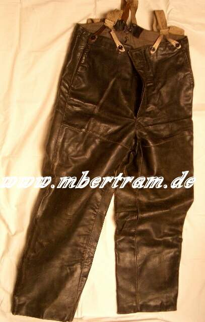 Kriegsmarine, schwarze Lederhose U-Bootspersonal etc. 1940