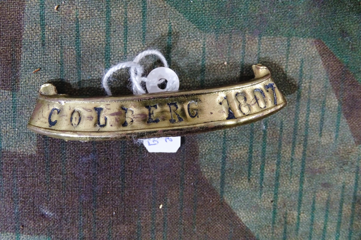 Bandeau " Colberg 1807" , ca. 7 cm handgefertigt