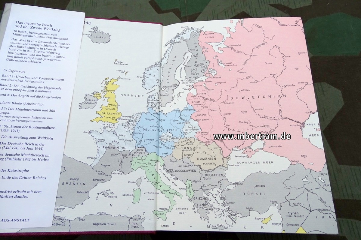 16236-14 Forschungsamt der BW: Das Deutsche Reich und der (2.) Zweite Weltkrieg Band 1-6