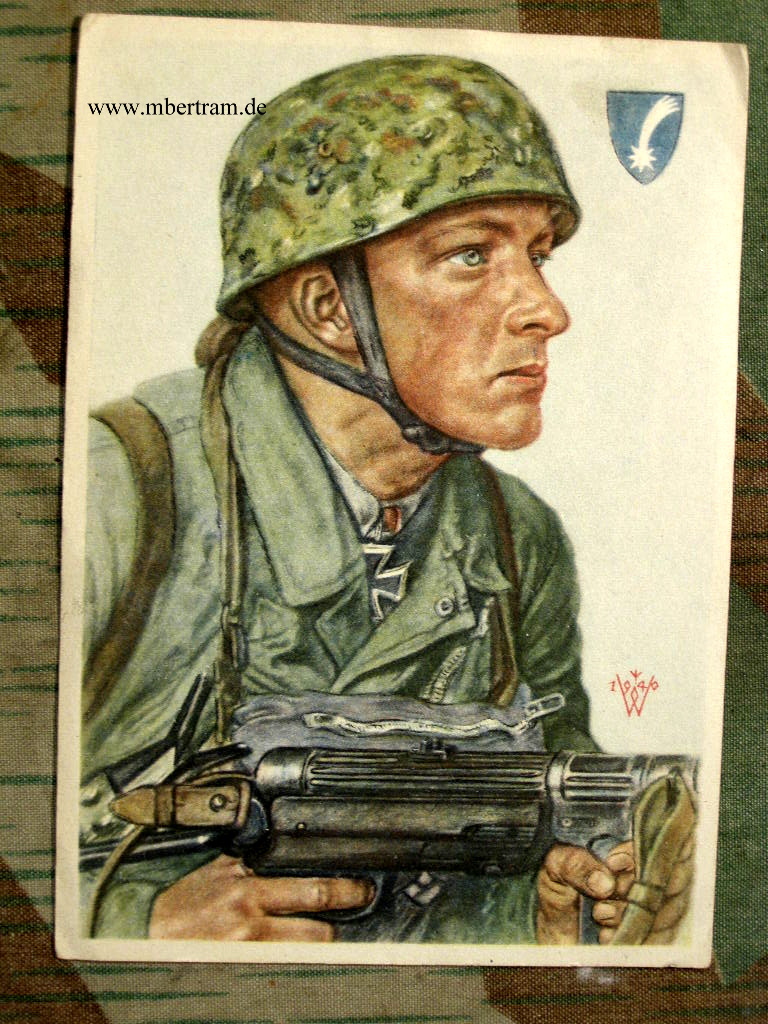Willrich Postkarte " Fallschirmjäger Feldwebel Arpke"