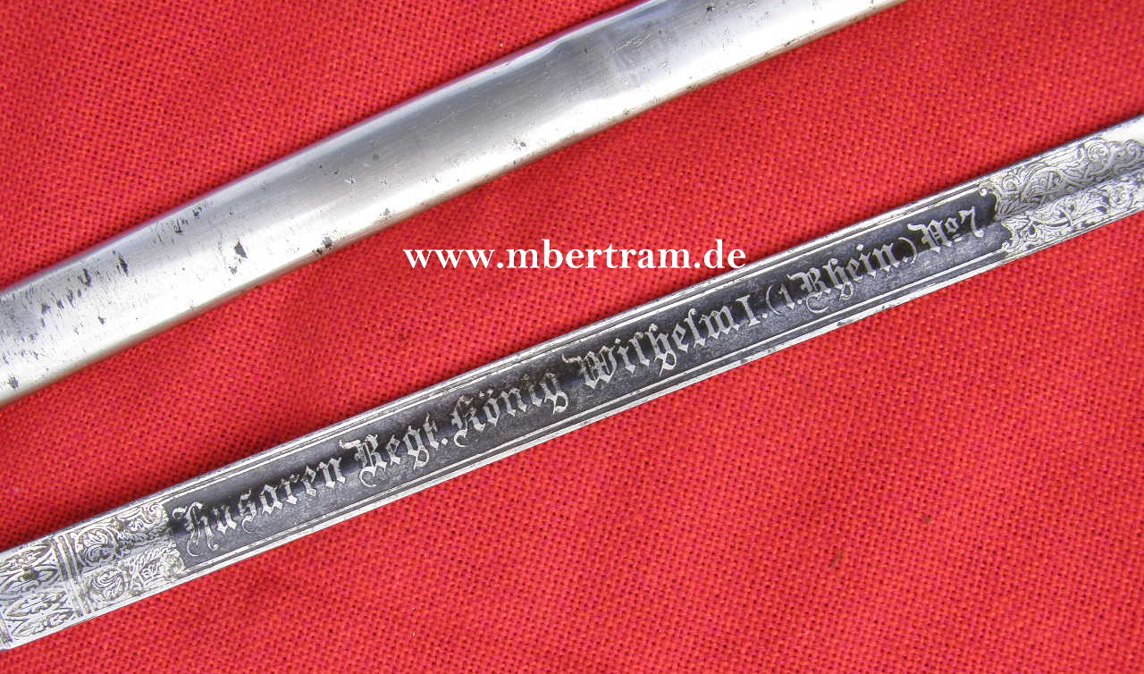 10282-8 KD 89: Husaren Regiment König Wilhelm I, 1. Rhein. No 7