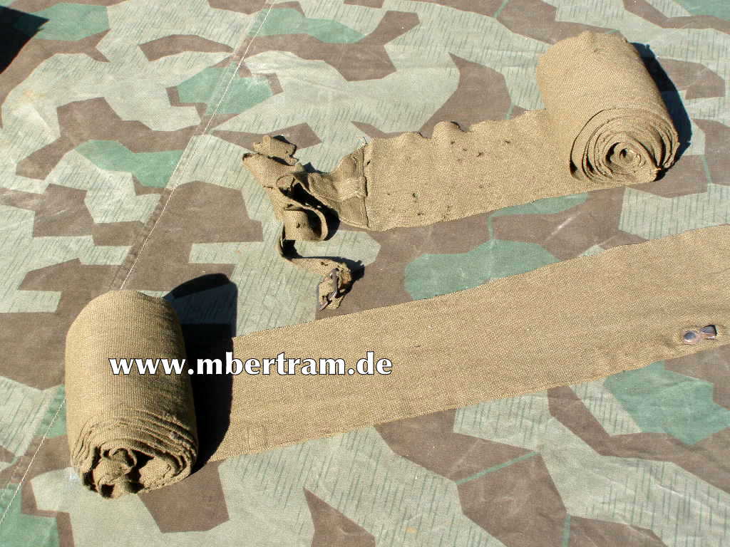 1. Weltkrieg, kaiserliche Wickelgamaschen. Z. 5
