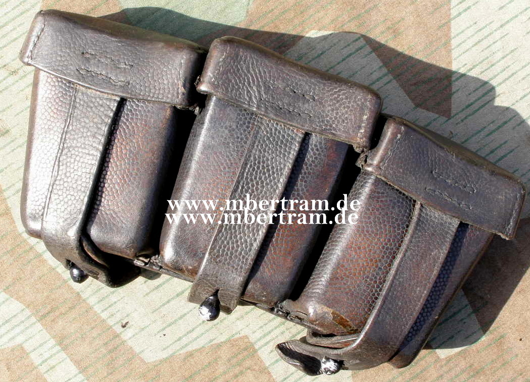 Kriegsmarine K98 3er Munitionstasche 1935 Hst. KM Adler