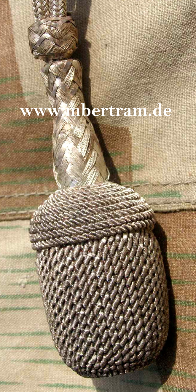 5474-1 Kriegsmarine, Portepee f. den Offiziers Säbel, Metallgespinst