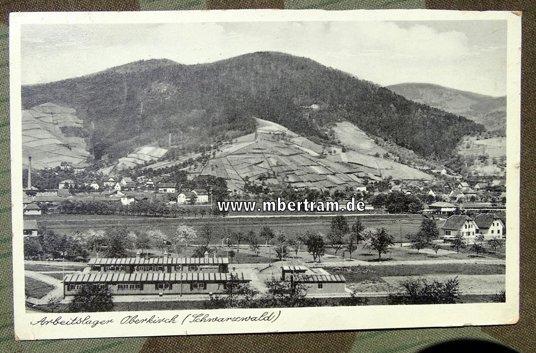 Ansichtskarte RAD Arbeitslager bei Oberkirch Schwarzwald