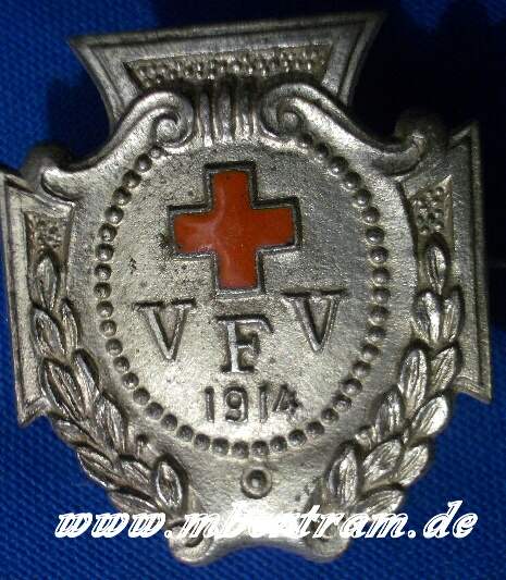 Rotkreuz Vereinskreuz 1914, versi., email., Stübbe Berlin
