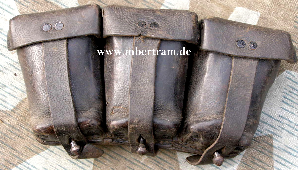 K98 3er Munitionstasche Sachs &amp; Deisselberg Hamburg 1942