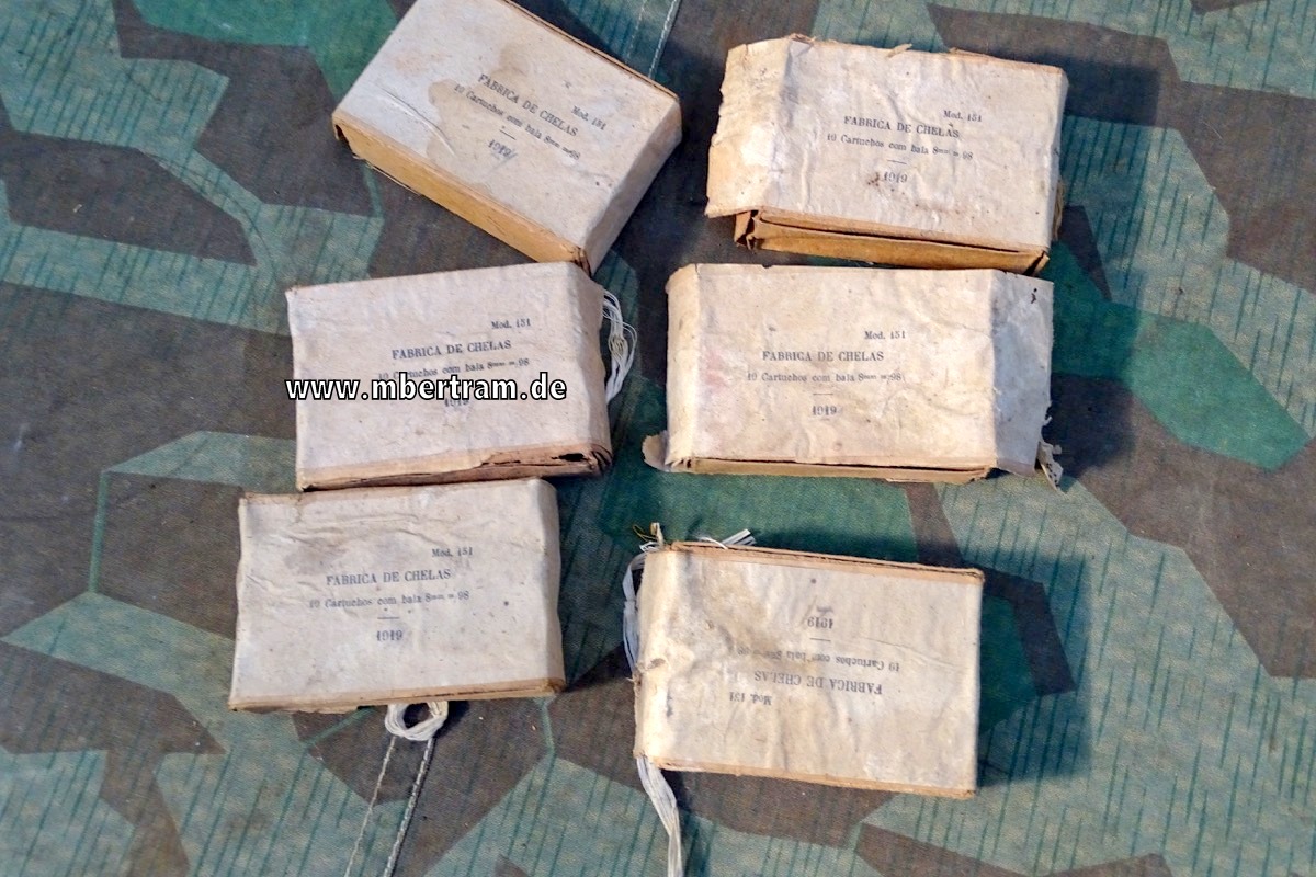 1 Stück Munitionsverpackung für K 98 Munition , spanisch beschriftet , 1919