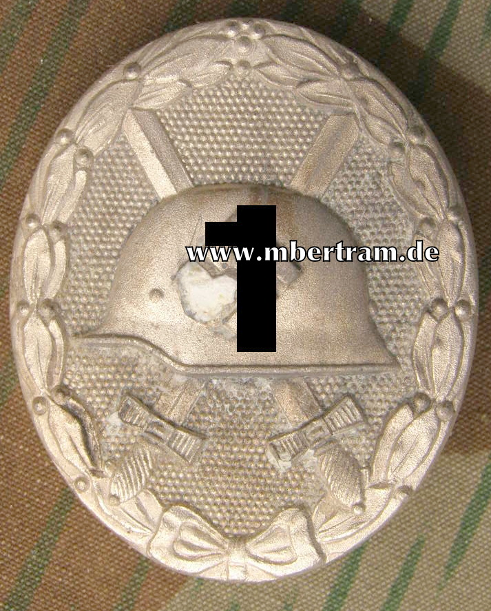 Verwundeten Abzeichen in Silber. Feinzink. Hst: "65 "