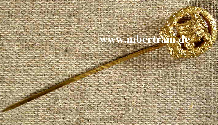 MINIATUR: REICHSSPORTABZEICHEN DRL IN GOLD, MIT HK