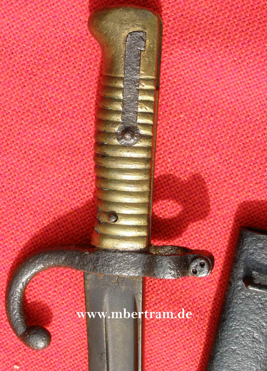10286-4 Frankreich Säbelbajonett M 1866, Herstellermarke WKC