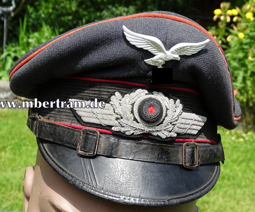 Luftwaffen Schirmmütze der Flak Unteroffiziere um 1940