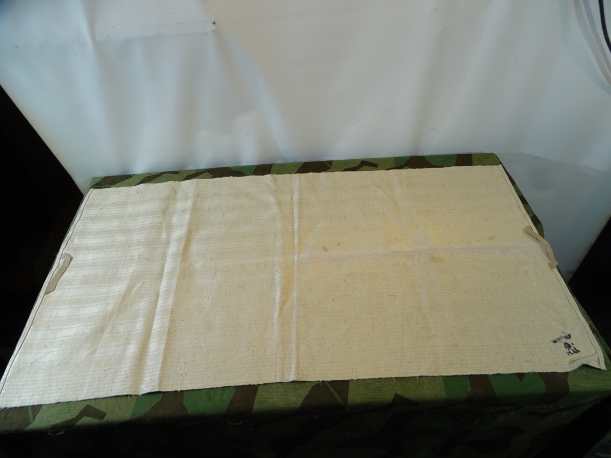 Rohweißes Leinenhandtuch, Wehrmacht, unbenutzt mit " Reichsadler H.U. " , ca. 99 x 52cm