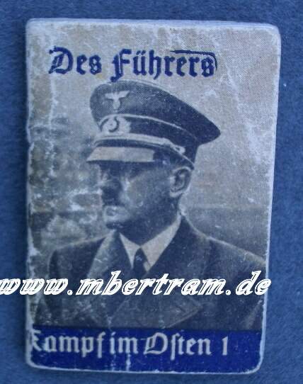 WHW Reichsstrassensammlung Büchlein " Des Führers Kampf im Osten 1"