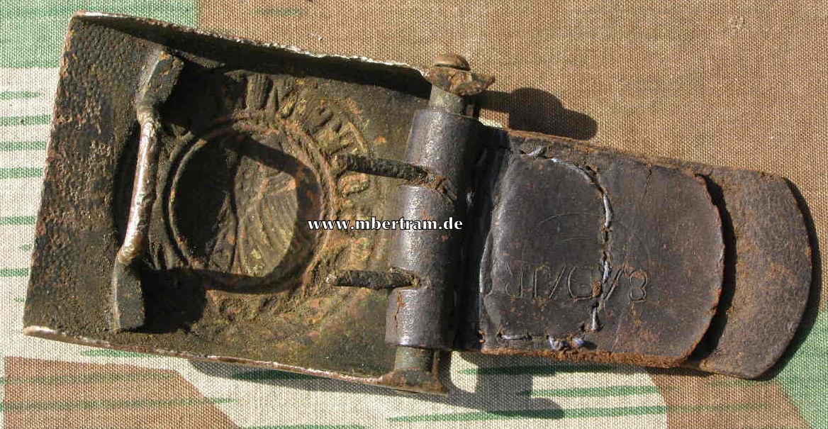Koppelschloss Reichswehr Weimarer Republik, Buntmetall