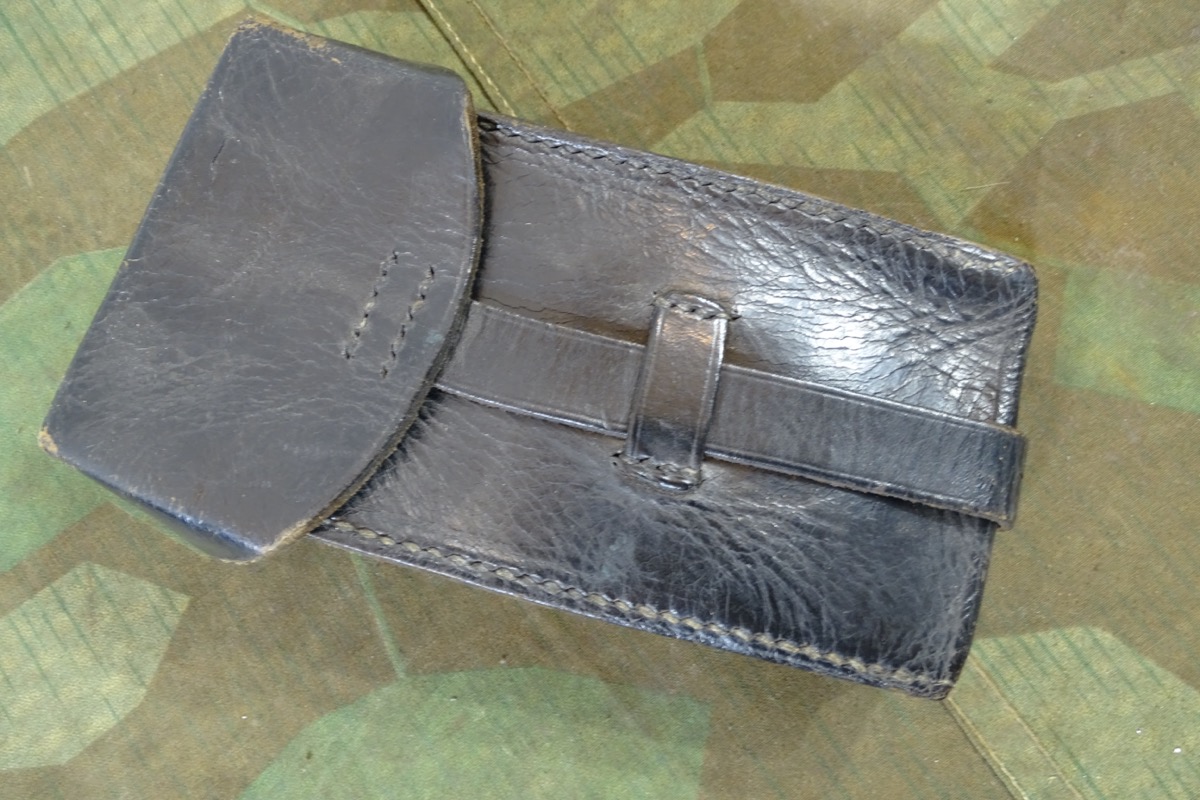 Frühe Bundeswehr oder Grenzschutz 50er / 60er Jahre G 3 Leder Tasche