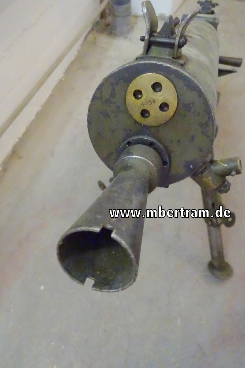 13015-28 Deko MG Schwarzlose 07/12, 1. Weltkrieg mit Lader und 2 Gurtkästen, Selten !