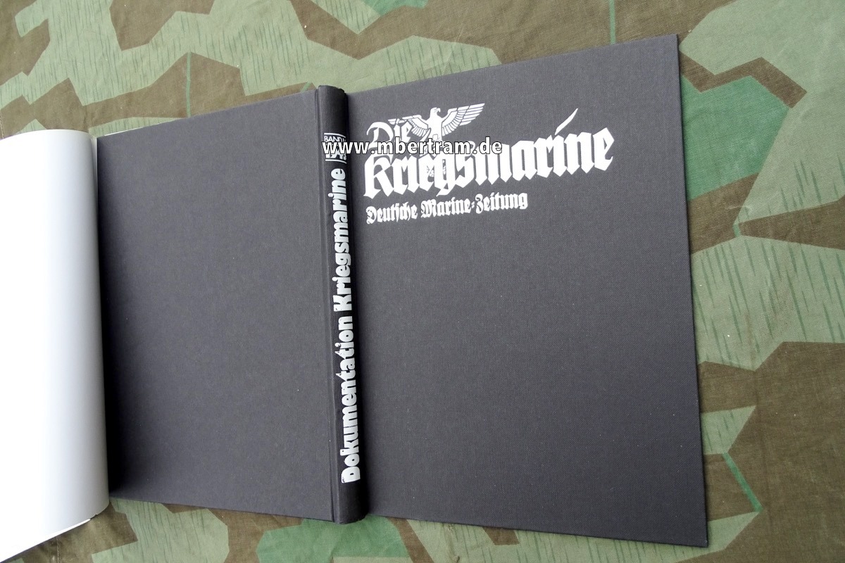 16174-25 5 Bände Die Kriegsmarine.Nachdruck d.Truppenzeitschrift d.Marine