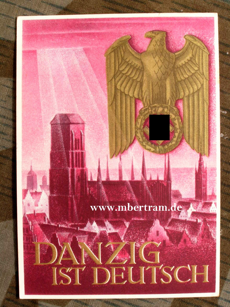 Propagandapostkarte " Danzig ist Deutsch", 31.12.1939