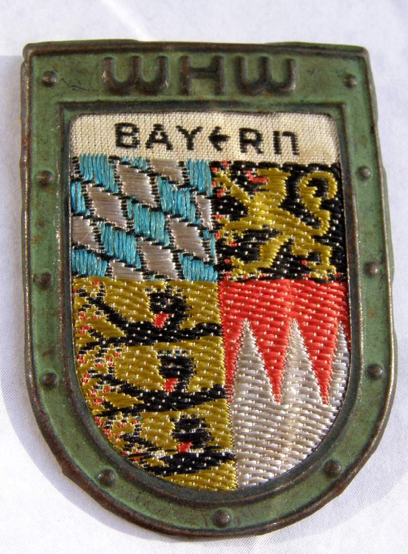 III. Reich WHW Oktober 1936 "Bayern"