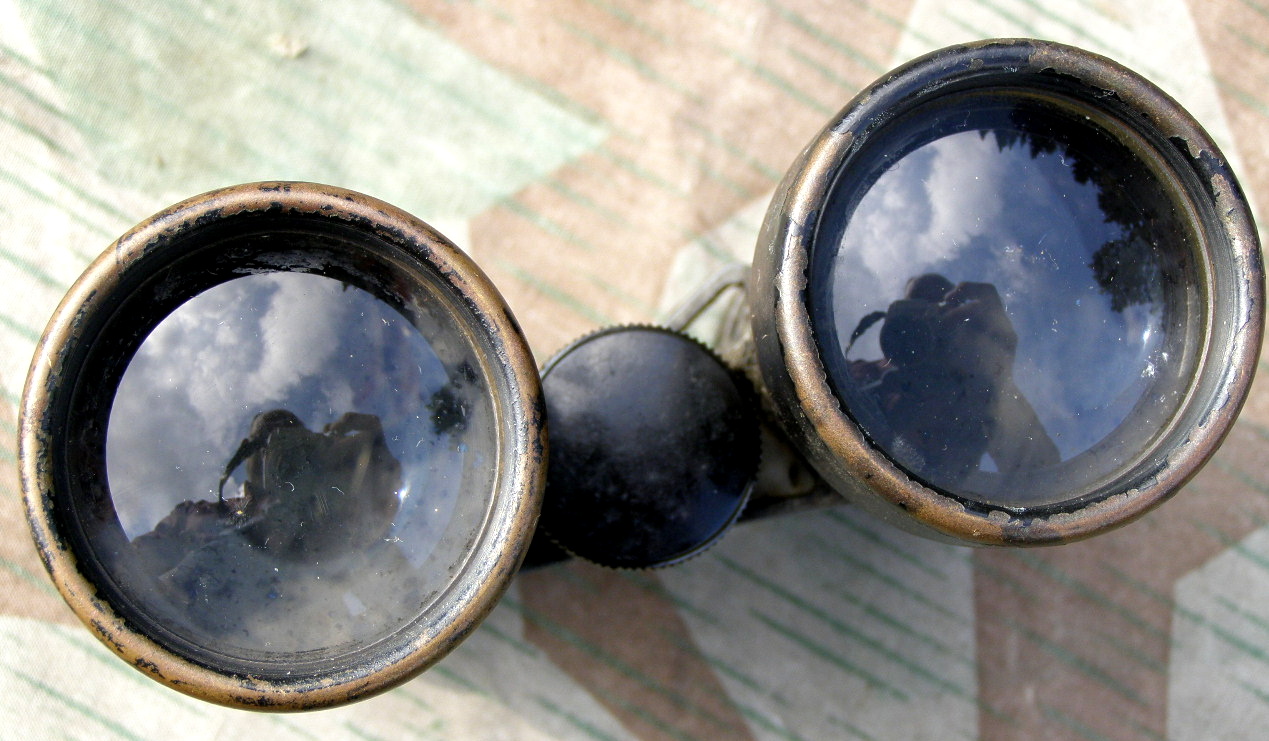 Militär Dienstfernglas 1. Weltkrieg. 4x10, Seriennr. 12234