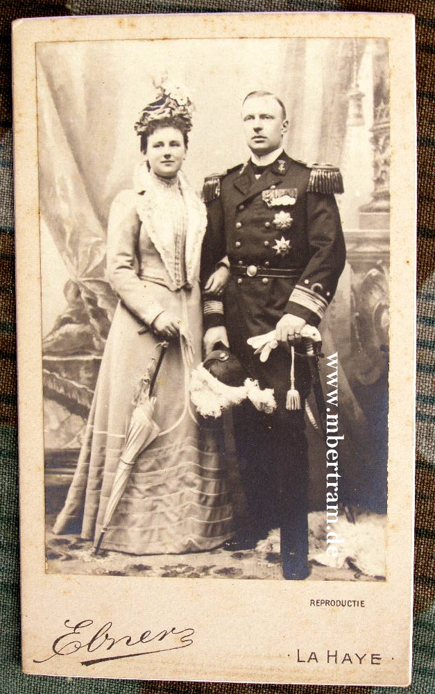 Hoch dekorierter Marineoffizier um 1900, 2 Bruststerne...