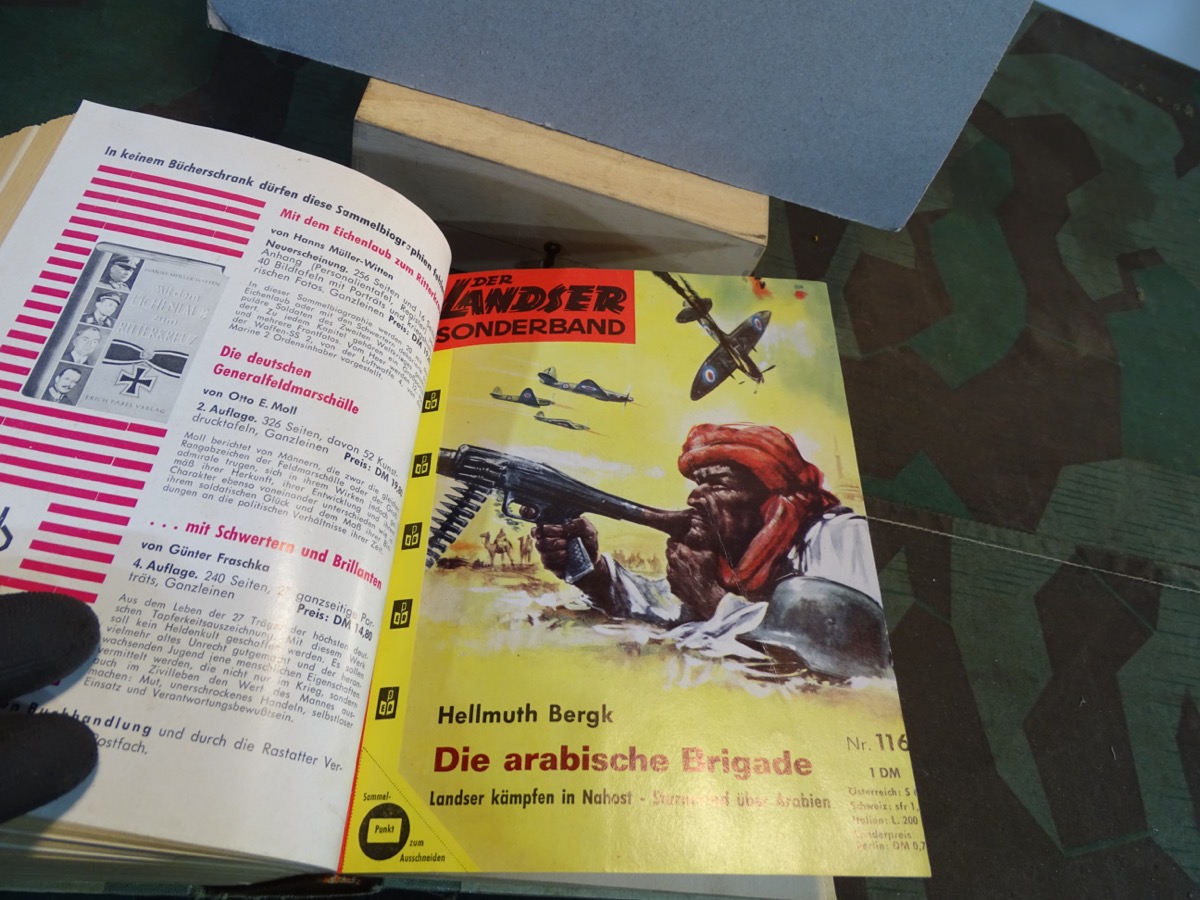 Gebundenes Buch mit Landser Sonderbänden und Ritterkreuzträger Bänden Gebundenes Buch mit Landser Sonderbänden und Ritterkreuzträger Bänden