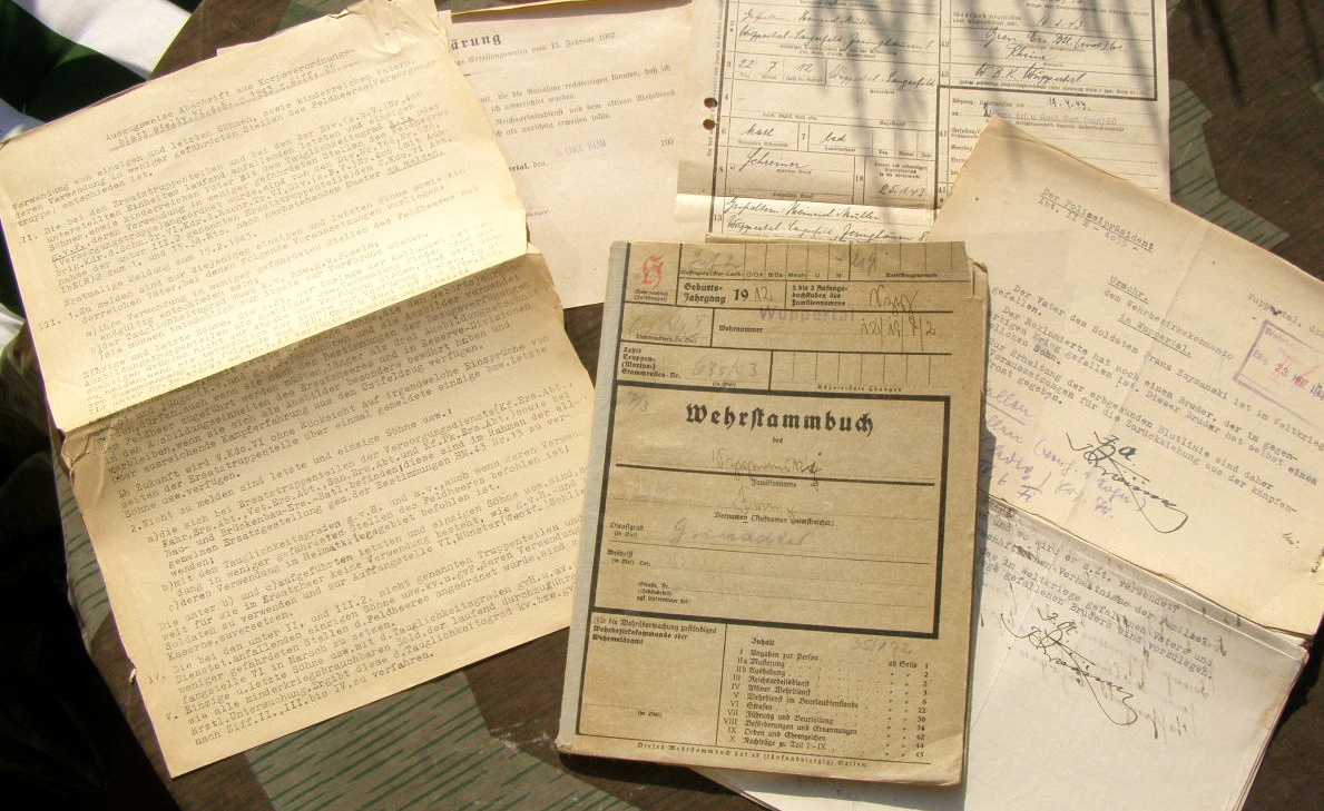 Wehrstammbuch, 25. u. 1. Panzerdivision.1944 Russland