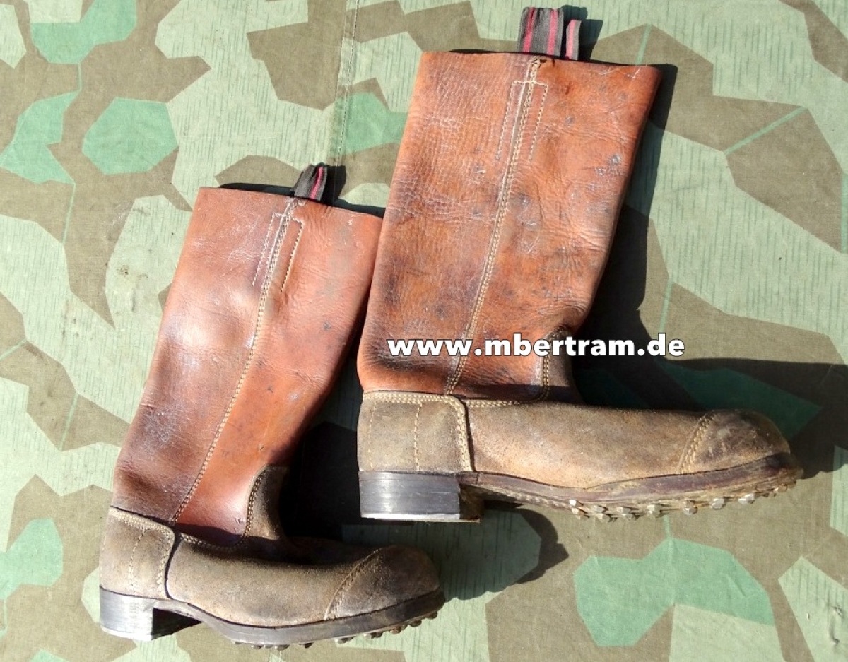 2. Weltkrieg. Paar Infanterie Stiefel für Mannschaften ( sog. Knobelbecher ), Beute
