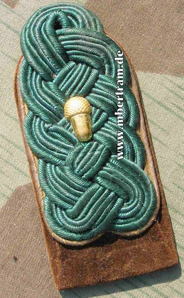 Einzel Schulterklappe General-Forstmeister, zum einnähen