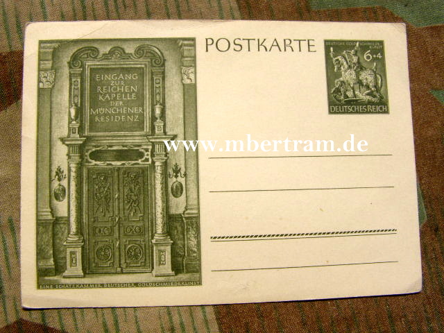 Postkarte Kapelle der Münchner Residenz, um 1935