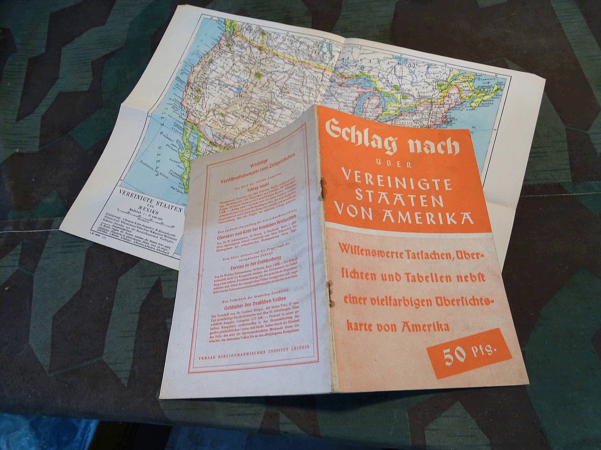 Schlag nach über Vereinigte Staaten von Amerika, Soldaten Information aus Landser Nachlass. Um 1940