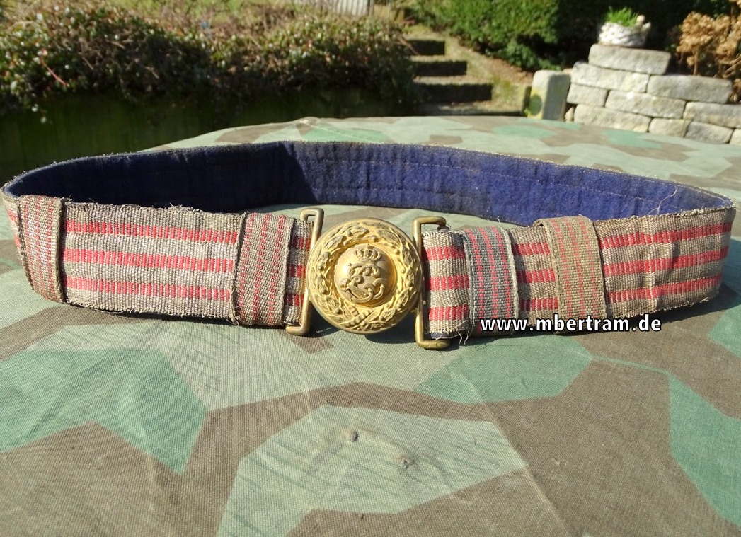 Hessen Großherzogtum, Offiziers Feldbinde mit Schloß M 1902-1918, SELTEN !!