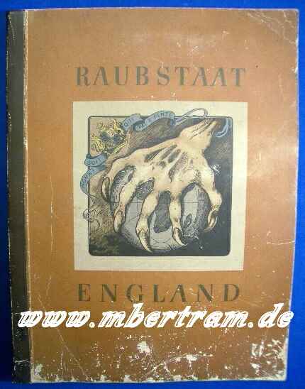 Reemtsma, Raubstaat England,Sammelbilderalbum,alle Bilder vorh.