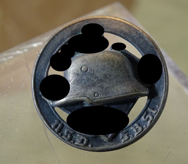 Mitgliedsabzeichen des N.S.D.F.B.St. / NS Frontkämpfer Bund Stahlhelm.