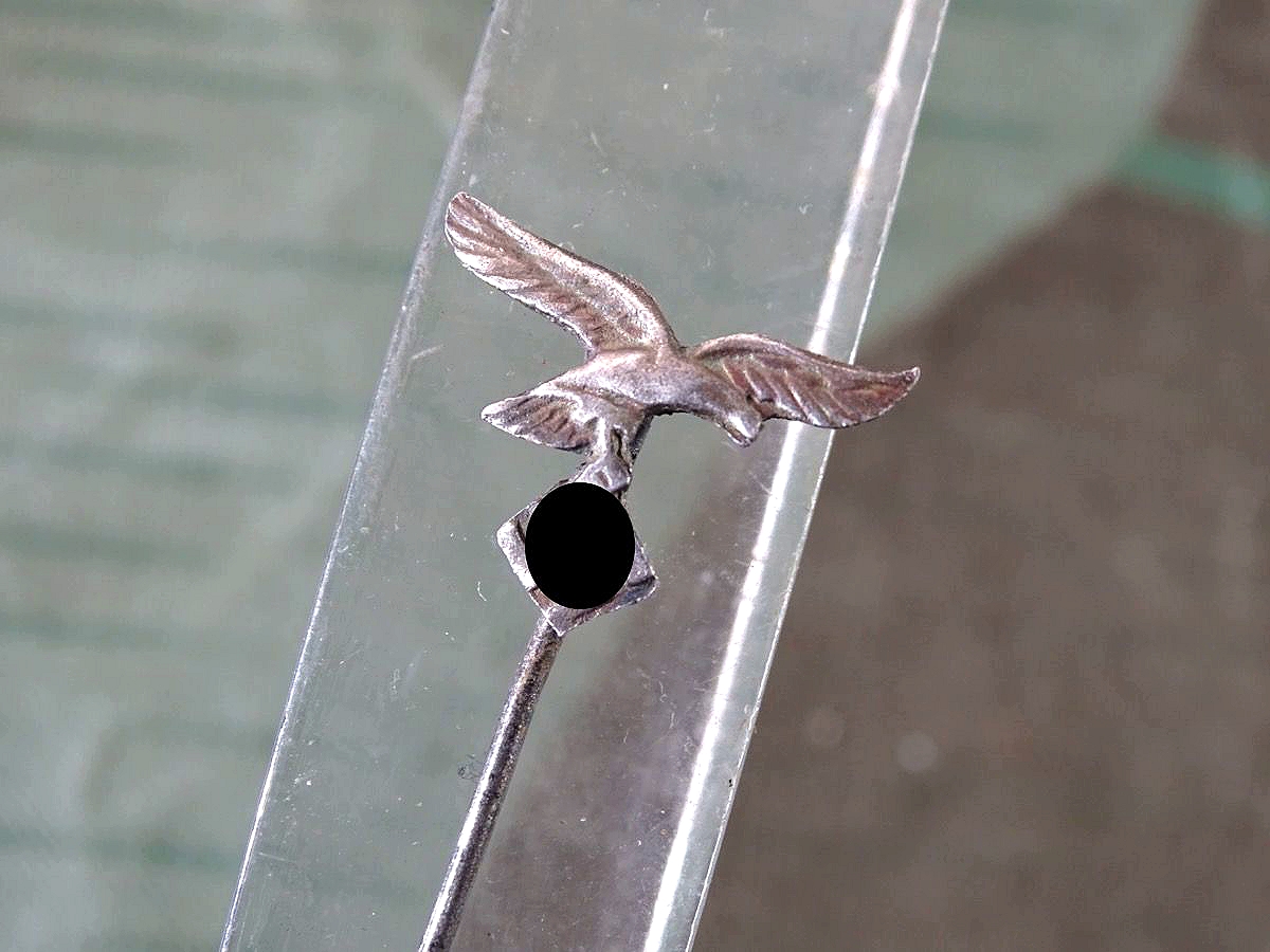Deutsches Reich, Deutsche Luftwaffe WL Zivilabzeichen 2. Form, an langer Nadel